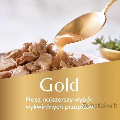 GOURMET Gold Rabbit - drėgnas kačių maistas - 85g 8