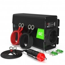 Green Cell INV02DE maitinimo adapteris / inverteris Automatinis 300 W Juoda