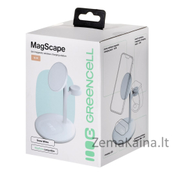 GREEN CELL WIRELESS CHARGING STAND MAGSCAPE WHITE