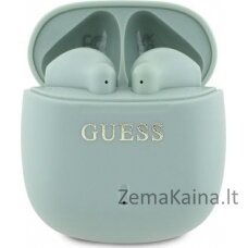 Guess Guess Bluetooth ausinės GUTWSJ14ESGN TWS + prijungimo stotelė žalia/žalia Atspausdintas klasikinis logotipas