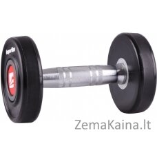 Gumuotas hantelis inSPORTline PRO 8kg