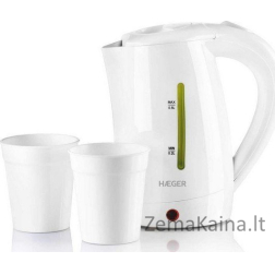 Haeger Kelioninis virdulys Baltas