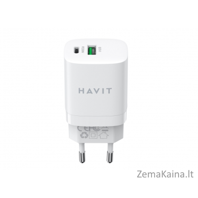 Havit USB-A+USB-C Charger UC30 EU 3