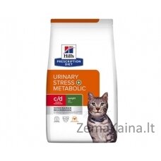 HILL'S Feline c/d Urinary Stress + Metabolic - sausas kačių maistas - 3 kg