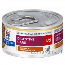 HILL'S PD Diet i / d Digestive Care Chicken&Vegetables - šlapias kačių maistas - 82 g