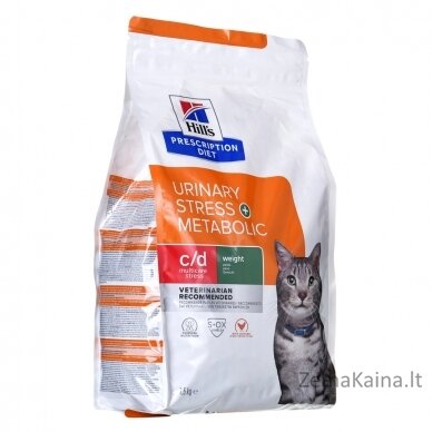 HILL'S PD Feline Urinary Stress + Metabolic c/d - Sausas kačių maistas - 1,5 kg