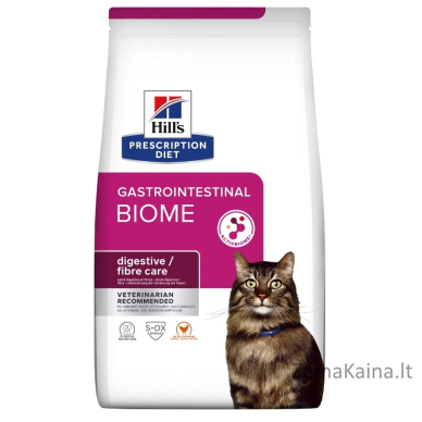 HILL'S PD Gastrointestinal Biome - sausas kačių maistas - 1,5 kg