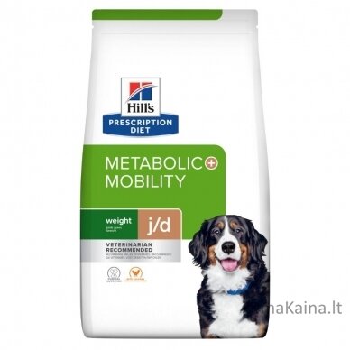 Hill's PD metabolic + mobility, chicken, dla psa 4 kg 2