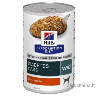 Hill's PD w/d diabetes care, chicken, can,dla psa 370 g