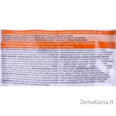 HILL'S PRESCRIPTION DIET Feline c/d Urinary Care Multicare Sausas kačių maistas Viščiukas 8 kg 4