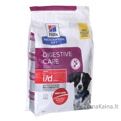 HILL'S Prescription Diet Mini i/d Stress Canine - Sausas šunų maistas - 1 kg