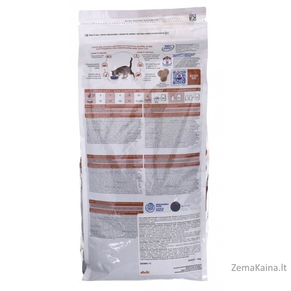 HILL'S PRESCRIPTION DIET Feline k/d Kidney Care Sausas kačių maistas Viščiukas 3 kg