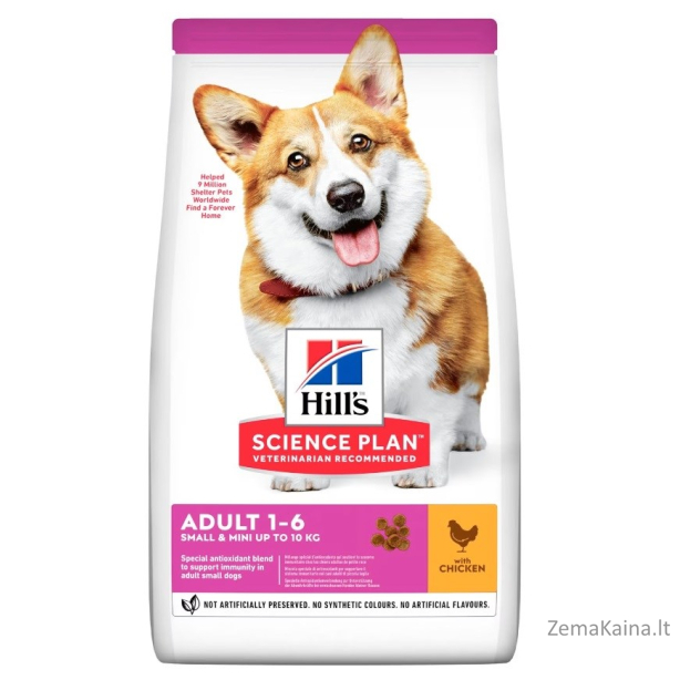 Hill's SP small & mini adult, chicken, dla psa 1.5 kg 1