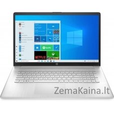 HP 17-cn3053cl i3-1335U 17,3"FHD AG 250nit IPS 12GB_3200MHz SSD512 IrisXe WiFi6 BT5 USB-C 41Wh Win11 Natural Silver REPACK Naujas / Repack