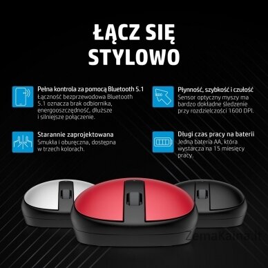 HP 240 Black Bluetooth Mouse 1