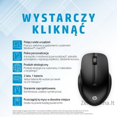 HP 430 Multi-Device Wireless Mouse 10