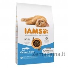 IAMS for Vitality Cat Kitten Ocean Fish - sausas kačių maistas - 10 kg