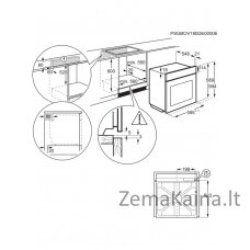 Įmontuojama garinė orkaitė Electrolux EOC8P31Z