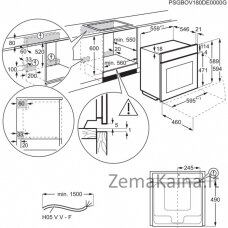 Įmontuojama orkaitė Electrolux EOE7P31Z