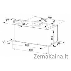 Įmontuojamas gartraukis Schlosser FG60PBIX