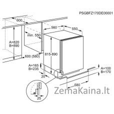 Įmontuojamas šaldiklis Electrolux LYB2AE82S