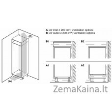 Įmontuojamas šaldytuvas Bosch KIF81HOD0