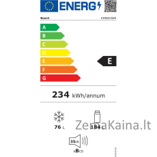 Įmontuojamas šaldytuvas Bosch KIN86VSE0 7