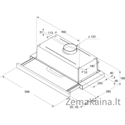 Įmontuojamas gartraukis Whirlpool AKR 749/1 X
