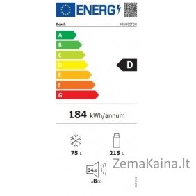 Įmontuojamas šaldytuvas Bosch KIN96SFD0 1