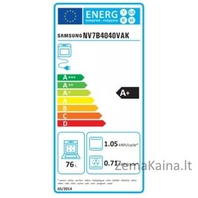 Įmontuojama garinė orkaitė Samsung NV7B4040VAK 10