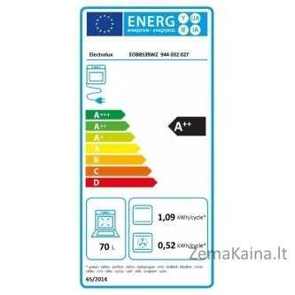 Įmontuojama orkaitė Electrolux SteamBoost EOB8S39WZ 3