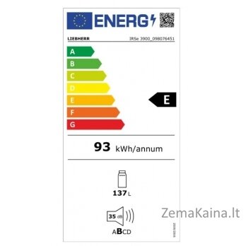 Įmontuojamas šaldytuvas Liebherr IRSe 3900 3