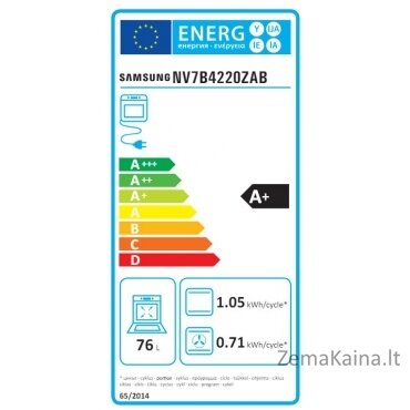 Įmontuojama orkaitė Samsung NV7B4220ZAB 1