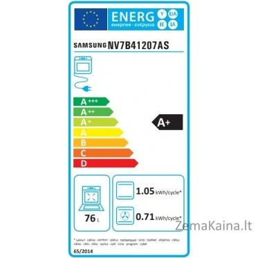 Įmontuojama orkaitė Samsung NV7B41207AS 6