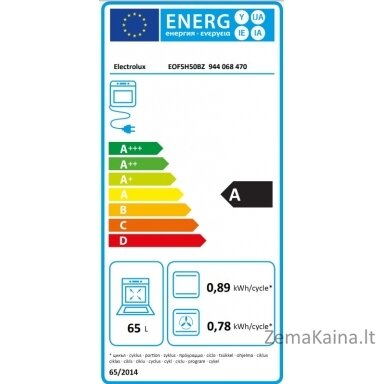 Įmontuojama orkaitė Electrolux EOF5H50BZ 7