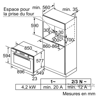 Įmontuojama orkaitė BOSCH VBD5780S0 6