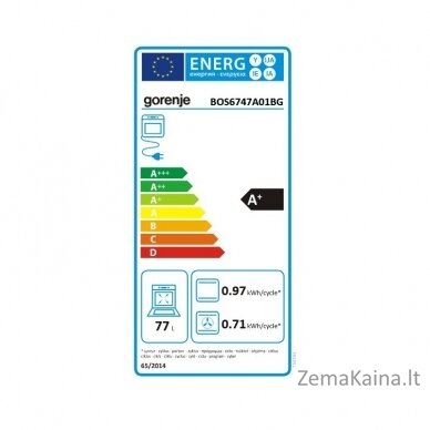 Įmontuojama orkaitė Gorenje BOS6747A01BG 3