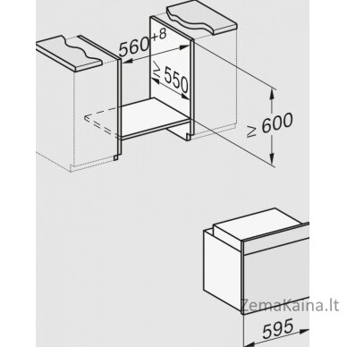 Įmontuojama orkaitė Miele H 7264 BP OBSW 11104230 2