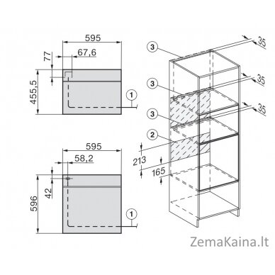 Įmontuojama orkaitė Miele H 7264 BP OBSW 11104230 6