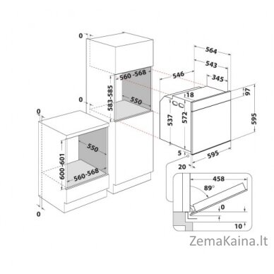 Įmontuojama orkaitė Whirlpool AKZ9 9480 IX 2