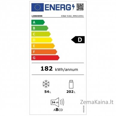 Įmontuojamas šaldytuvas Liebherr ICBdi 5182 1