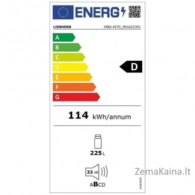 Įmontuojamas šaldytuvas Liebherr IRBd 4570 2