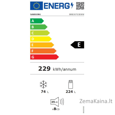 Įmontuojamas šaldytuvas Samsung BRB30703EWW 5