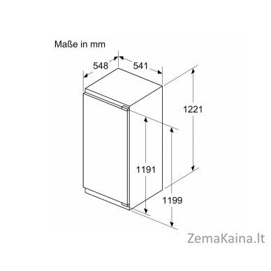 Įmontuojamas šaldytuvas Siemens KI42L2FE1 1