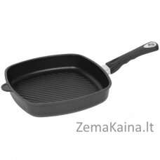 Indukcinė gili kvadratinė grilinė keptuvė AMT Gastroguss I-E267G-E-Z30 Exclusive 26 cm