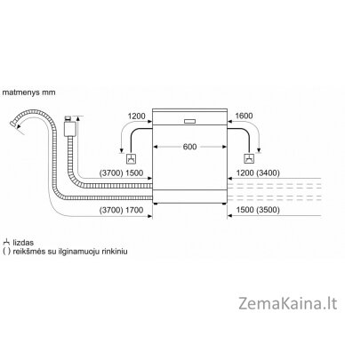 Indaplovė Bosch SMV6ECX05E 2