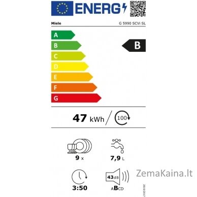 Indaplovė Miele G 5990 SCVi SL ED 6