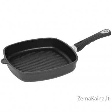 Indukcinė gili kvadratinė grilinė keptuvė AMT Gastroguss I-E267G-E-Z30 Exclusive 26 cm