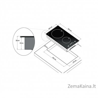 Indukcinė kaitlentė Freggia HCI32B/1 5