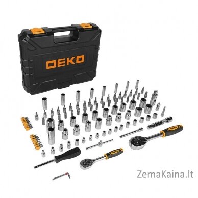 Įrankių komplektas Deko Tools Hand Tool Set DKAT108, 108 vnt 1